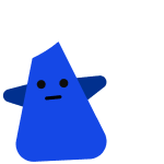 Icono de avatar azul